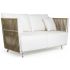 Диван плетеный двухместный с подушками RosaDesign Gilda