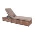 Шезлонг 4SiS Рим с подушкой, цвет коричневый