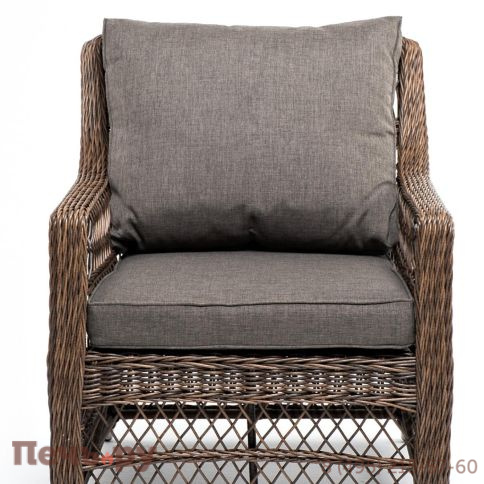 4SiS Гранд Латте кресло из искусственного ротанга, цвет коричневый фото 2