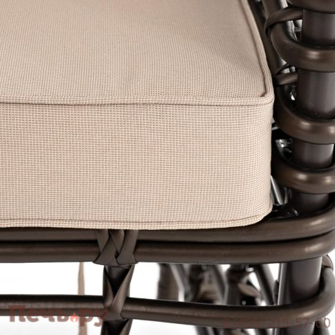 4SiS Ницца кресло из искусственного ротанга, цвет бронзовый фото 8