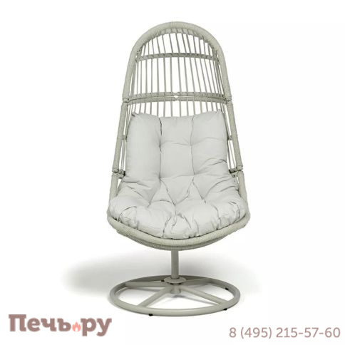 4SiS Севилья кресло-кокон из искусственного ротанга, цвет бежевый фото 12