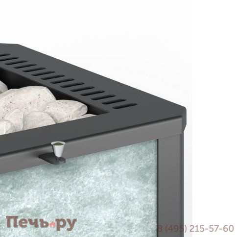 Банная чугунная печь Везувий Легенда 28 (205) талькохлорит фото 3