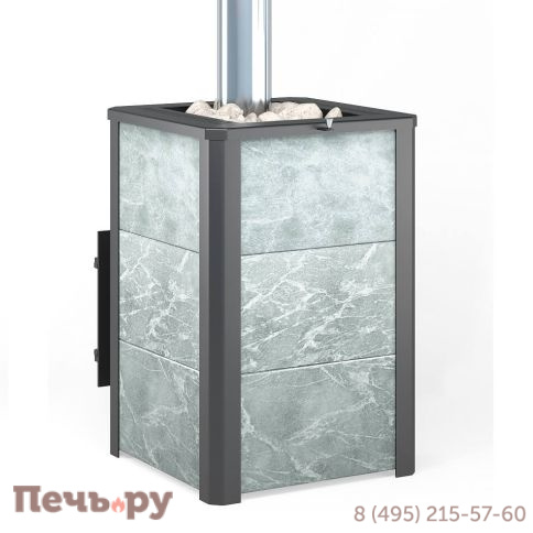 Банная чугунная печь Везувий Легенда 28 (205) талькохлорит фото 4