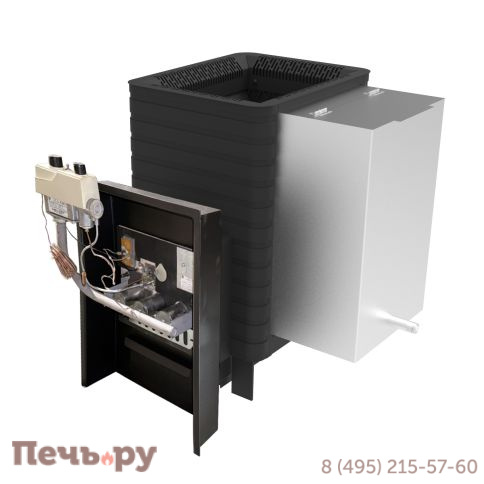 Банная печь Берёзка Викинг 15 газ (сетчатый кожух) фото 3