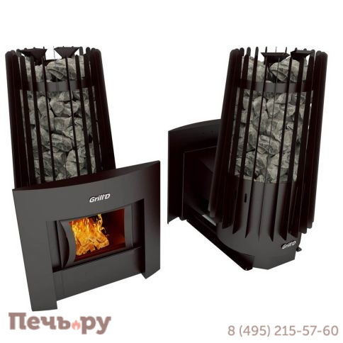 Банная печь Grill'D Cometa Vega 180 window фото