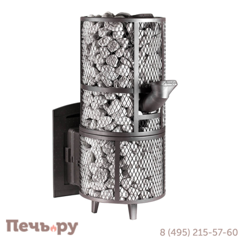 Банная печь Прометалл Атмосфера XXL с сеткой из нержавеющей стали фото 3