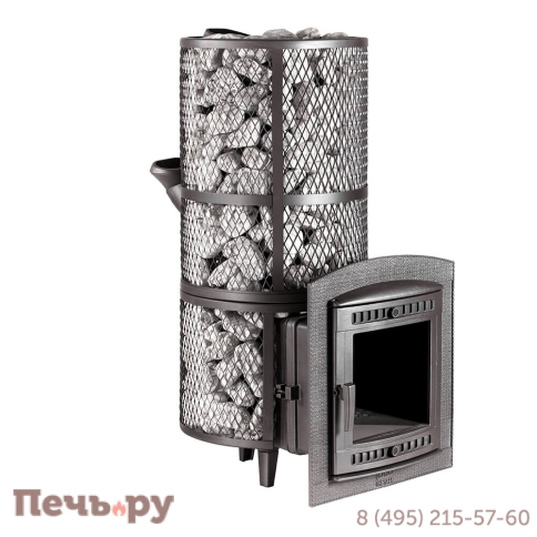 Банная печь Прометалл Атмосфера XXL с сеткой из нержавеющей стали фото 4
