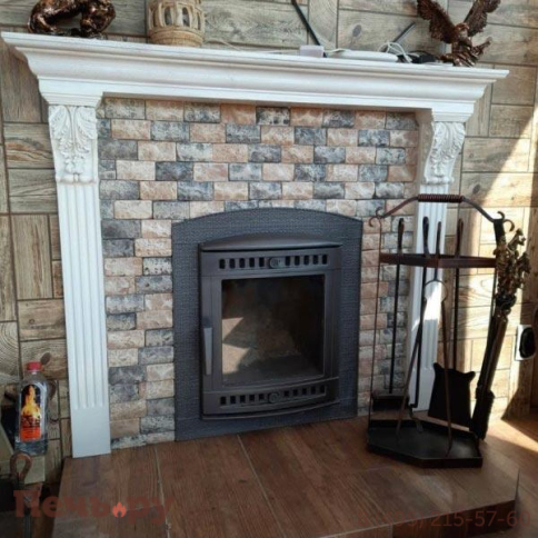 Банная печь Прометалл Атмосфера XXL с сеткой из нержавеющей стали фото 9