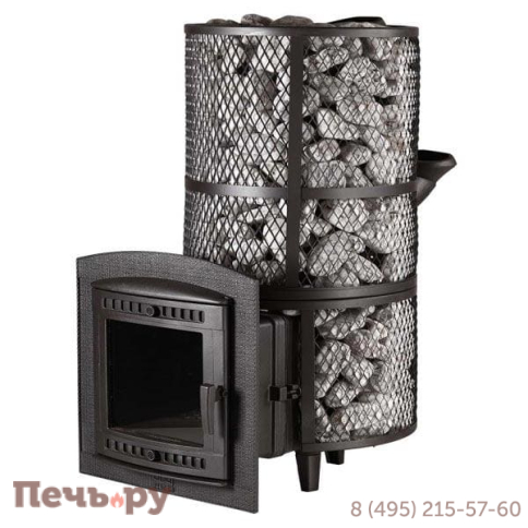 Банная печь Прометалл Атмосфера XXL с сеткой из нержавеющей стали фото
