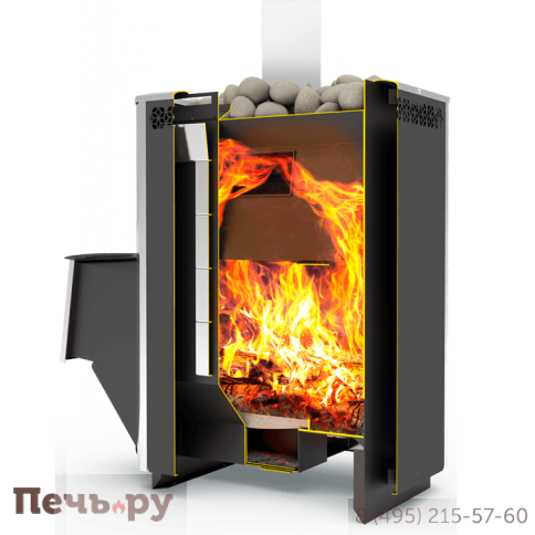 Банная печь Теплодар Сахара 16 ЛК Профи 2.0 фото 2