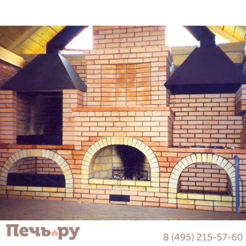 Барбекю комплекс из кирпича, арт. 254231 фото