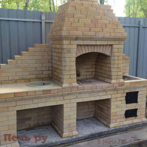 Барбекю комплекс (плита, мойка, мангал), арт. 228672 фото