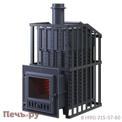 Чугунная Банная Печь GFS ЗК Ураган 45 (М) фото