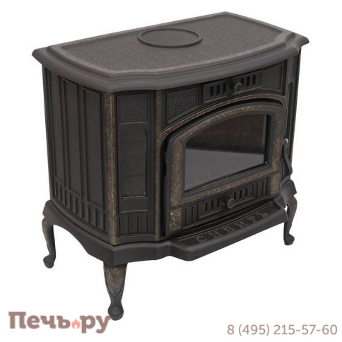 Чугунная печь - камин НМК Сибирь-10 фото 9