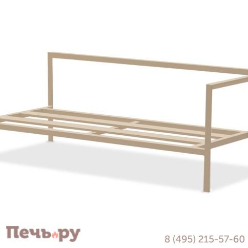 Диван Brafritid Stockholm 1 бежевый/коричневый, алюминий фото 4