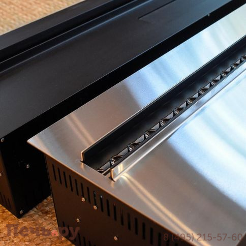 Электрический паровой камин Schones Feuer 3D FireLine 600 Pro со стальной крышкой фото 7