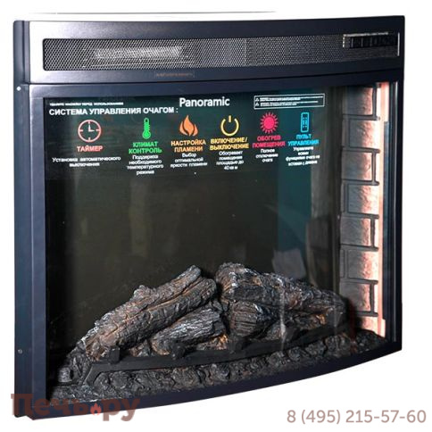 Электроочаг InterFlame Panoramic 28 LED FX фото 3