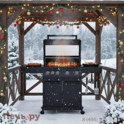 Газовый гриль Primeliner G class 4B комплектация Deluxe фото 4