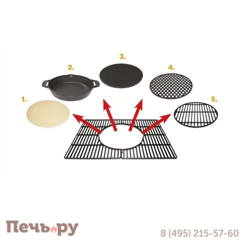 Газовый гриль Sahara Performer 4 BBQ Charcoal фото 9