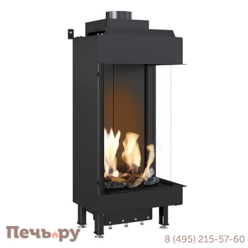 Газовый камин Kratki Leo/P/45/68/G20 магистральный газ фото