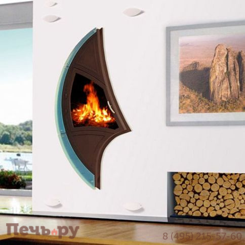 Готовый камин Arkiane Soio встроенный фото