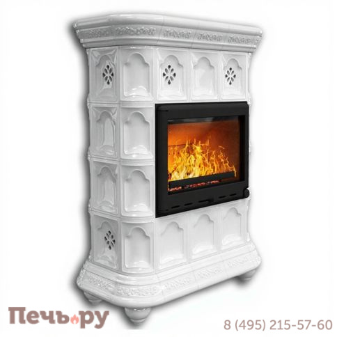 Готовый камин КимрПечь Истра центральный с топкой Астов МЛ 700 фото