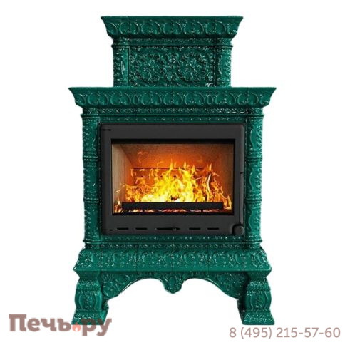 Готовый камин КимрПечь Кострома двухъярусный пристенный с топкой Астов МЛ 700 фото 16