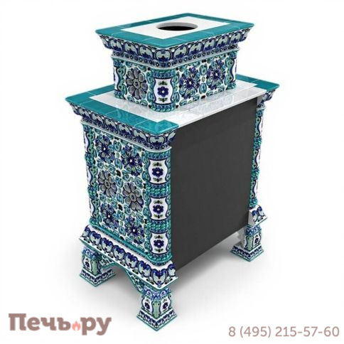 Готовый камин КимрПечь Кострома двухъярусный пристенный с топкой Астов МЛ 700 фото 17