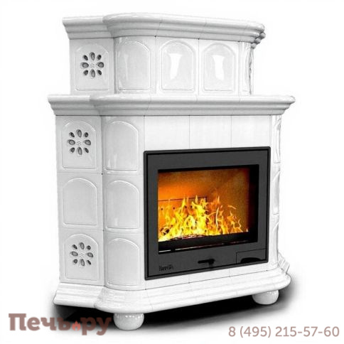 Готовый камин КимрПечь Прованс двухъярусный угловой с топкой Астов МЛ 700 фото