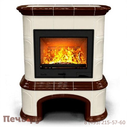 Готовый камин КимрПечь Прованс с дровником пристенный с топкой Астов МЛ 700 фото 17