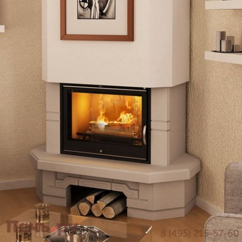 Камин Мета (облицовка Акцент и топка Эльба 700 Ш) фото
