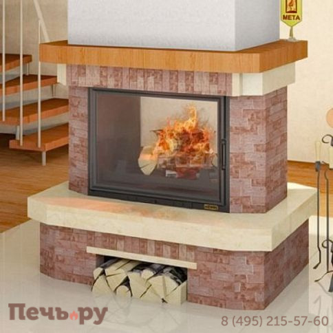 Камин Мета (облицовка Центурион 700 и топка DF - 700) фото