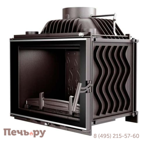 Каминная чугунная топка Kaw-Met W17 Dekor 12,3 кВт Eko фото 9