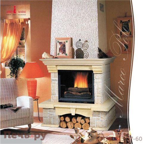 Каминная облицовка Bella Italia Marco Polo 800 пристенная фото 2