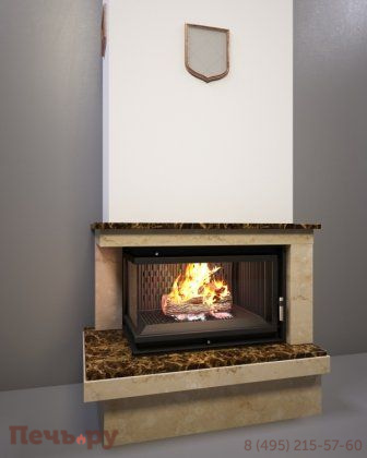 Каминная облицовка FireBird Онега (для топки Zuzia/LP/BS) (угловое стекло слева-справа) фото