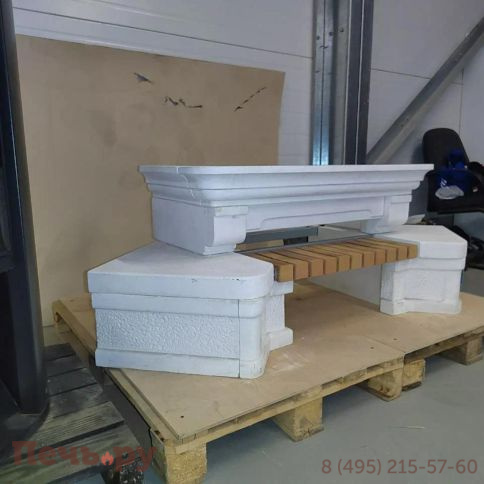 Каминная облицовка Supra Tango 2 Blanc Уцененный фото 5