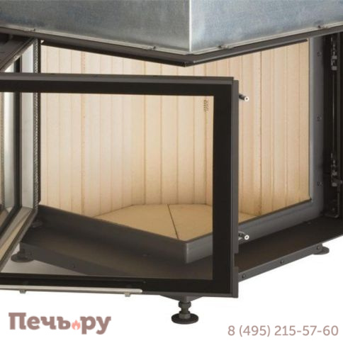 Каминная топка Brunner Eck-Kamin 42/42/42 без подъема (стекло - угловое) фото 6