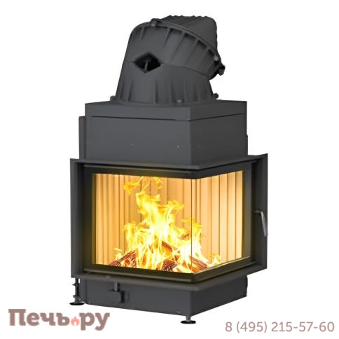 Каминная топка Brunner Eck-Kamin 42/42/42 без подъема (стекло - угловое) фото