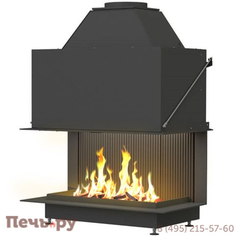 Каминная топка Brunner Urfeuer открытая панорамная топка 50/44/88/44 фото