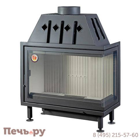 Каминная топка ЭкоКамин Альфа 1000 два стекла фото 6