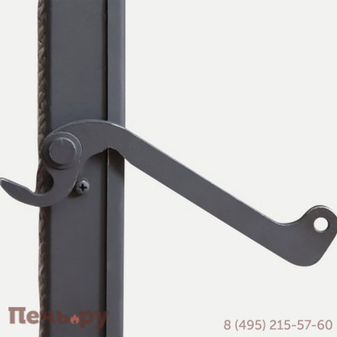 Каминная топка ЭкоКамин Альфа 700 2 стекла с черным шамотом фото 7