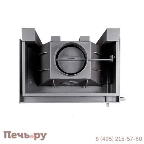 Каминная топка ЭкоКамин Альфа 700 три стекла подовая (черный шамот) фото 7