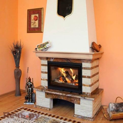 Каминная топка ЭкоКамин Альфа 700Т (с теплообменником) фото 2