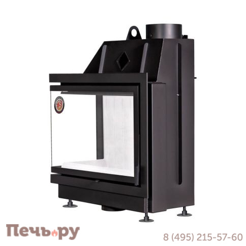 Каминная топка ЭкоКамин Альфа 800 L/R два стекла фото 5