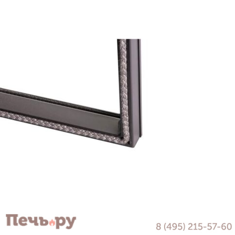 Каминная топка ЭкоКамин Альфа 800B L/R два стекла с черным шамотом фото 9