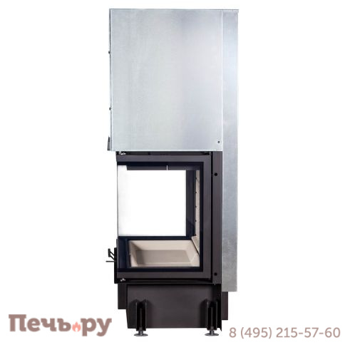 Каминная топка ЭкоКамин Дельта 1000 три стекла принтинг фото 9