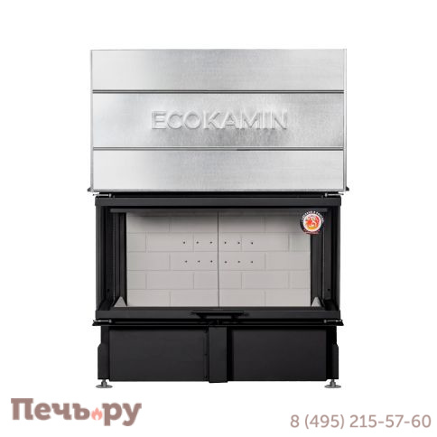 Каминная топка ЭкоКамин Дельта 1000K три стекла фото 5