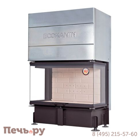 Каминная топка ЭкоКамин Дельта 1200 три стекла принтинг фото 3