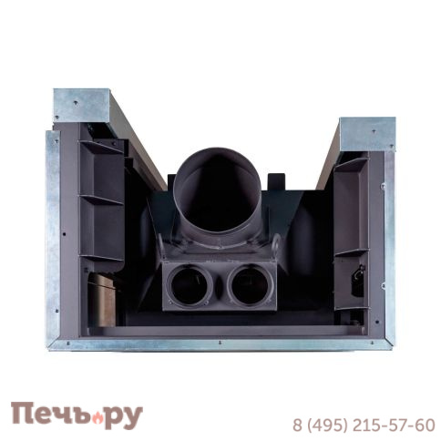 Каминная топка ЭкоКамин Дельта 800 два стекла принтинг фото 12