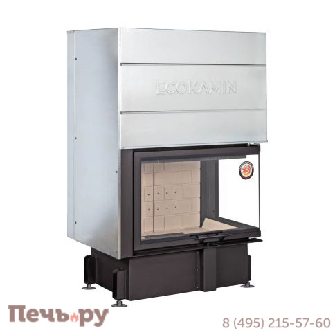 Каминная топка ЭкоКамин Дельта 800 два стекла принтинг фото 5